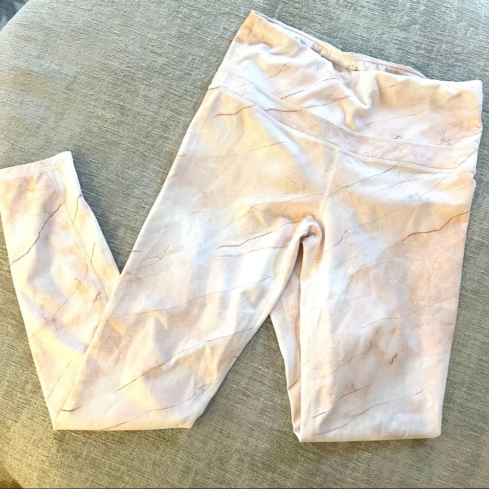 Varley Blush Marble Legging